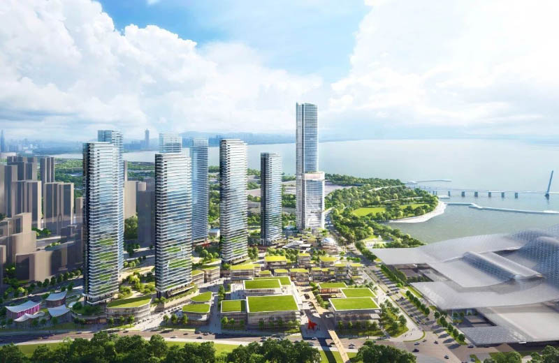 远大铝业成功中标中信城开元湾府项目一期幕墙工程，铸就深圳湾品质“垂直森林”